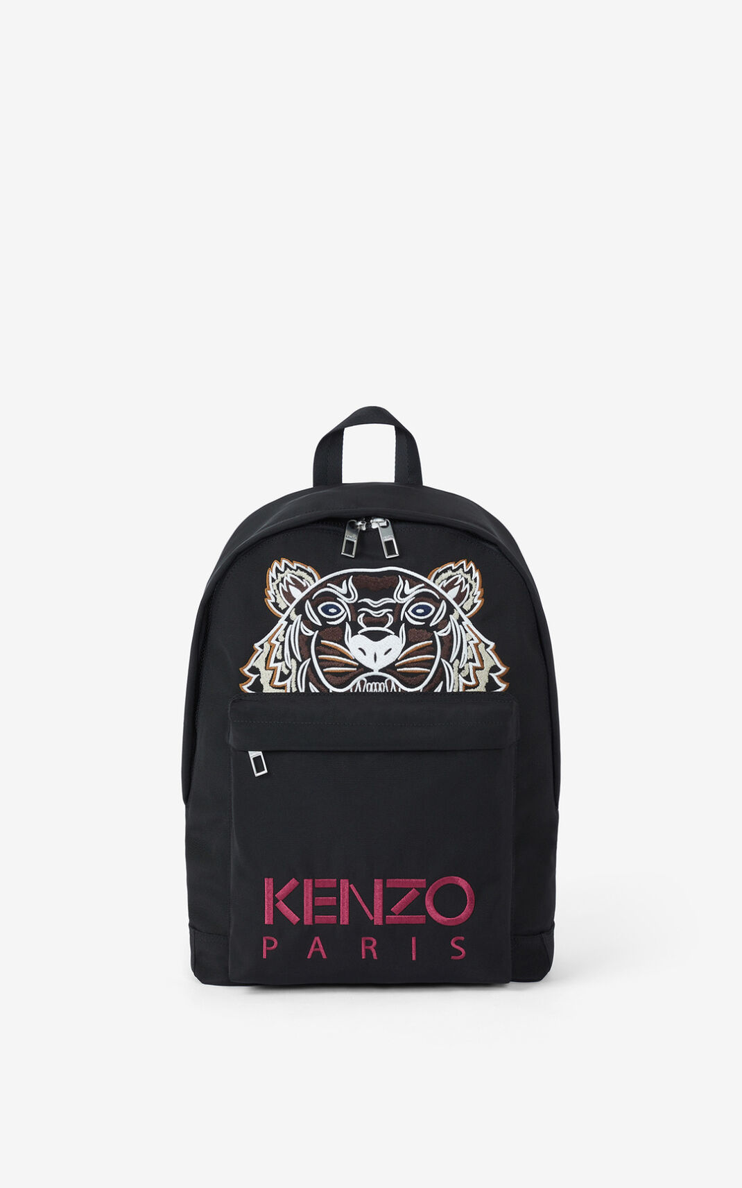 Kenzo Canvas Kampus 虎 リュック メンズ 黒 - QTEHIZ150